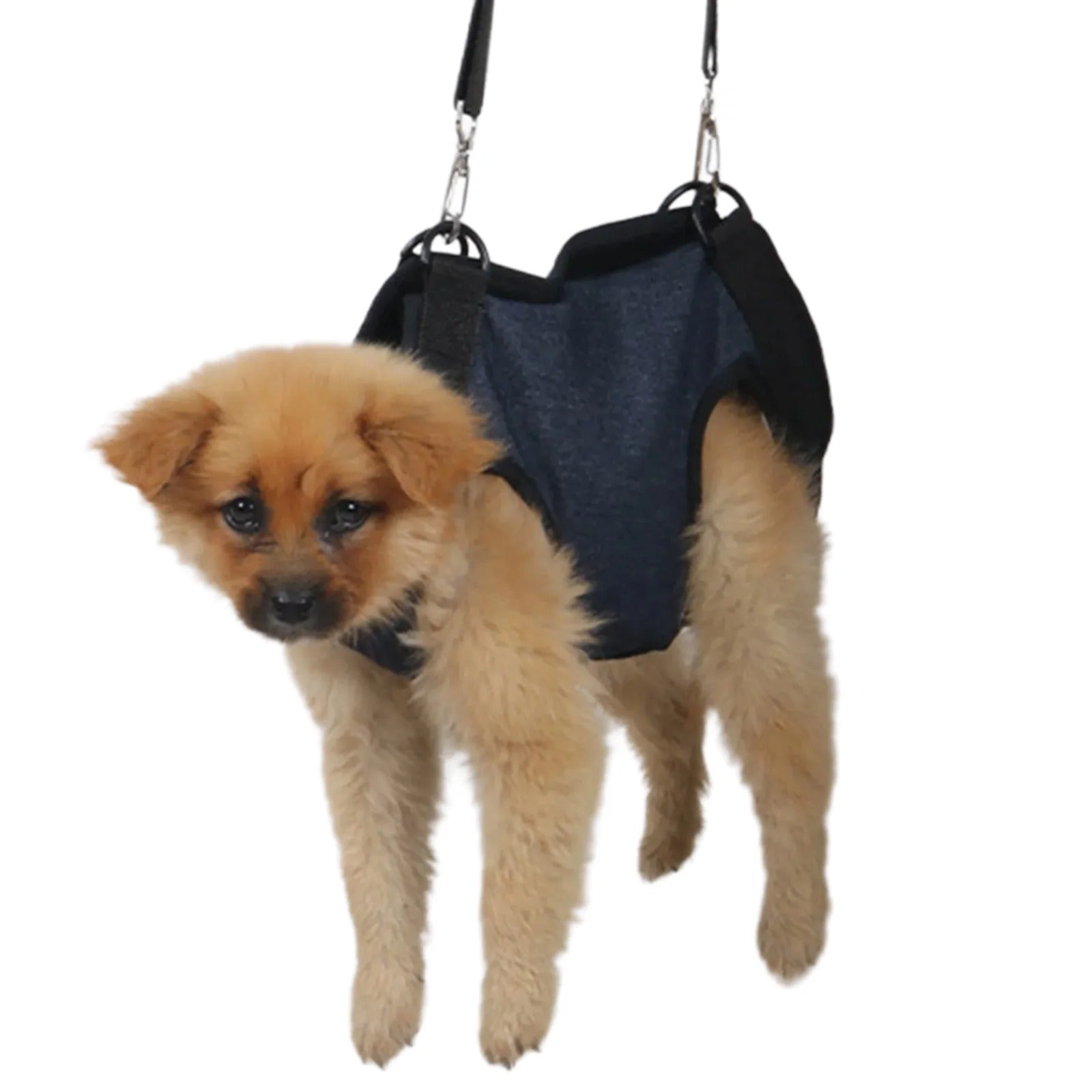 Dog Vest Sling Harness for Elderly or Disabled Dogs, Breathable Padded Pet Support Harness with Lifting Handle for Outdoor Walks, Training, Rehabilitation and Mobility Assistance