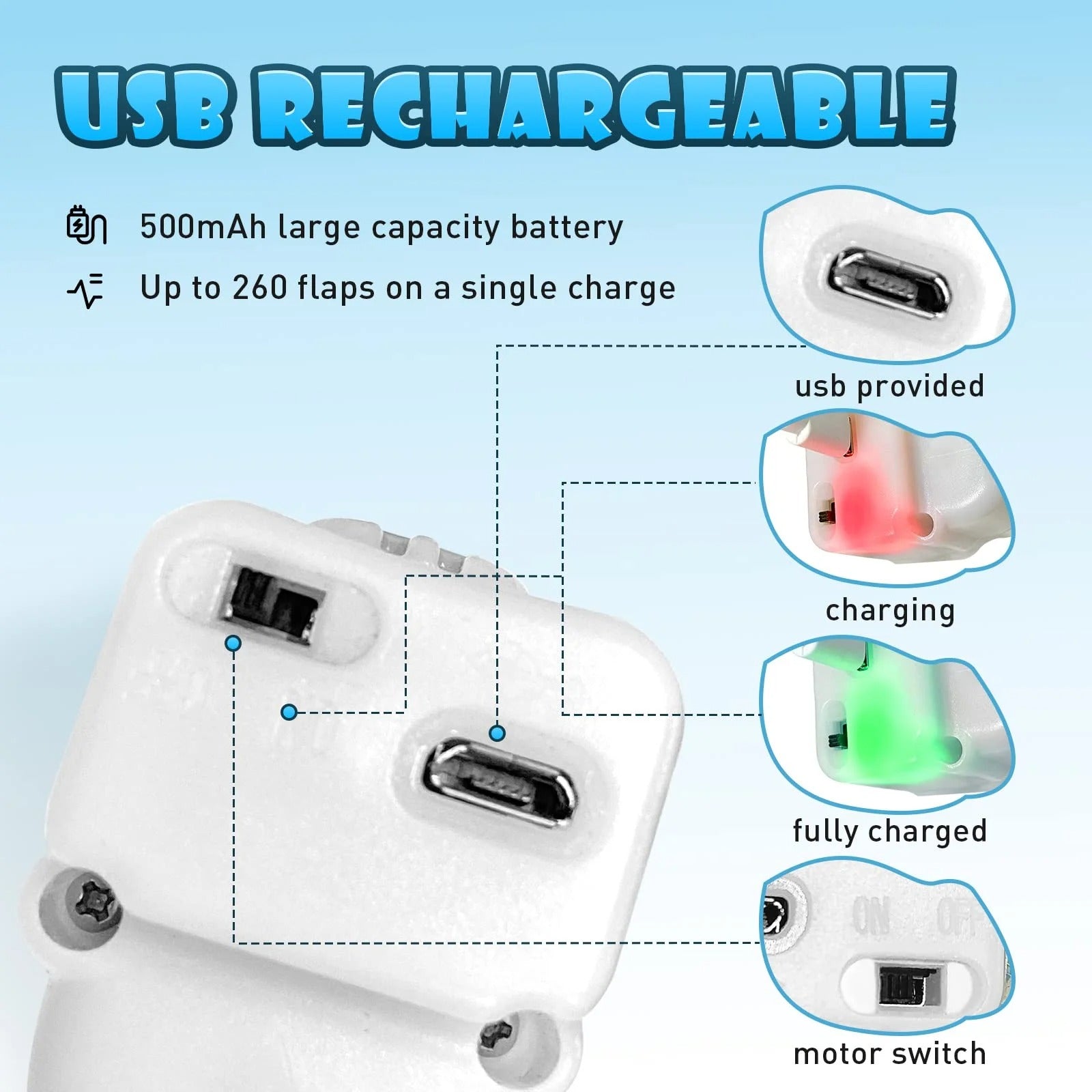 Interactive Flapping Bird Cat Toy Rechargeable Touch-Activated Kicker Catnip Play Toy for Kittens and Cats Realistic Wing Movement Exercise and Hunting Simulation Indoor Fun