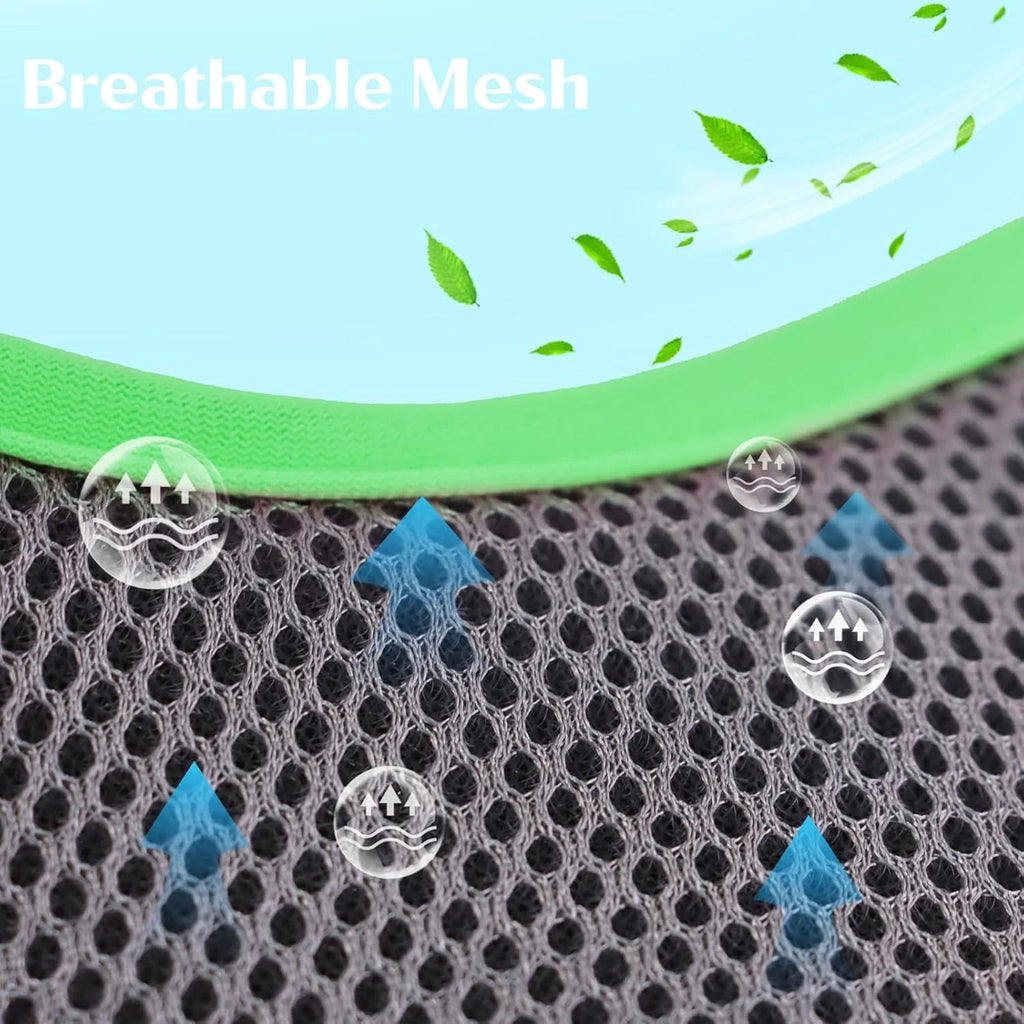 Adjustable Dog Denim Vest Harness with Matching Leash Set, Breathable Padded Step-In Harness for Small to Medium Dogs, Perfect for Walking, Running, Training and Outdoor Adventures (XS Green)