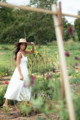 Kinslee Midi Dress - White